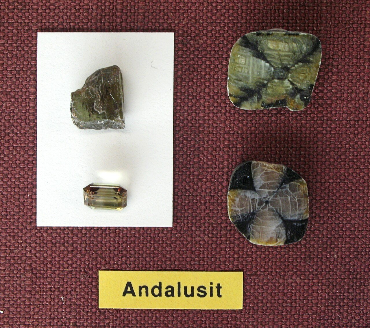 Chiastolite (Croisette)